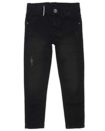 3 Pommes Boy's Denim Pants with Distressed Details, Sizes 4-12