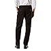 Dockers Men's Classic Fit Easy Khaki Pants-Pleated (Standard and Big & Tall), Black, 52W x 32L