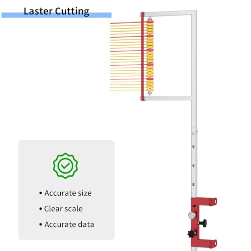 Image of Vertical Jump Measurement Tool, Wall Mounted Vertical Jump Tester 27.5-47 Inches, 2.29-4 ft Adjustable Height Vertical Jump Trainer, Vertical Height Jump Measure Device Outdoor Use