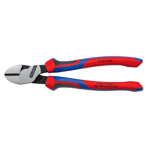 KNIPEX - KPX7402200 Tools - High Leverage Diagonal Cutters, Multi-Component (7402200)