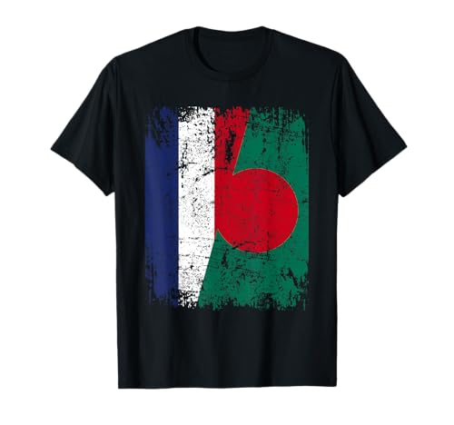 BANGLADESH FRANCE DRAPEAU DE L'AMITIÉ | BANGLADESH T-Shirt