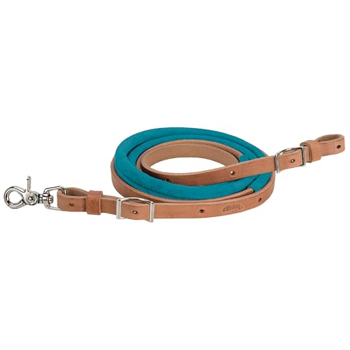 Selle de barrel en cuir daim pour éviter de glisser dans les virages