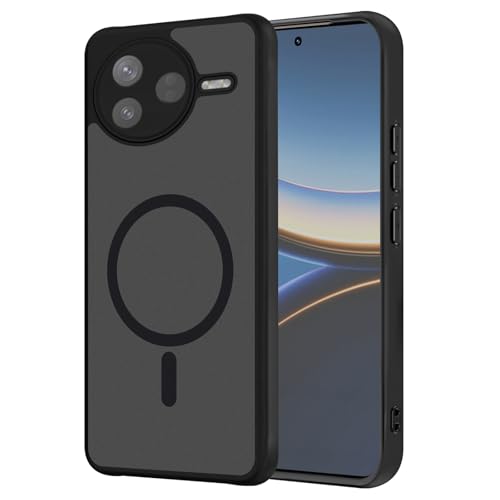 KiimLaa Xiaomi POCO F7 Pro �p �P�[�X PC+TPU�� �}�O�l�b�g�t�� ������ �}�b�g�� �w��h�~ ������� ��G����ǂ� �X�}�z�P�[�X �Ռ��z���ی� ?�ϋv�� ���菝�h�~ ����~�� �����₷�� �ω��΂݂Ȃ� ������ Xiaomi