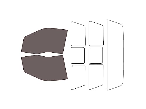 Rvinyl Window Tint Kit Compatible with Ford F-250 2017-2023 (2 Door Regular Cab) - Front Precut Kit - 35%