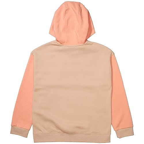 Nike Girl's Sportswear BF Pullover Hoodie (Little Kids/Big Kids) Shimmer/Apricot Agate/White S (8-9 Big Kid)2
