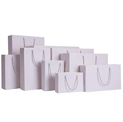 Sacs Bijoux Blancs Haut de Gamme Grand Format pour Boutique