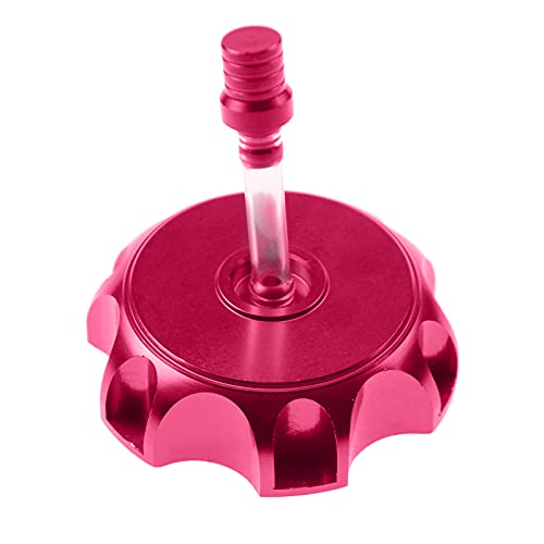 WOOSTAR CNC Gaz Réservoir D'essence Casquette Couverture Remplacement pour Taotao Roketa Apollo SSR 50cc 70cc 110cc 125cc 150cc ATV Dirt Bike Pit Bike Rouge