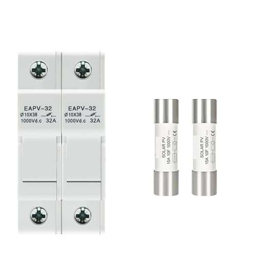 Porte-fusible DC solaire 2P 1000V pour protéger votre installation autonome
