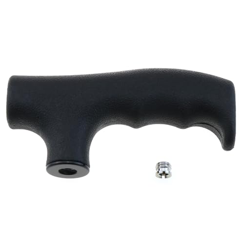 LUORNG 129x65x30mm SLR Monopod Hiking Material Crutch Head Plastic Handle Monopod Black Handle Adapter Monopod Head Accessory Converter Industrial Walking Stick Handle Grip