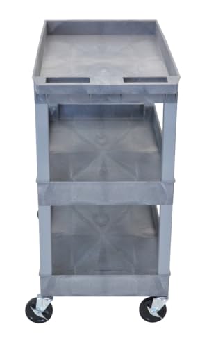 Image of FSE 373-EC111-G 32 inch x 18 inch Tub Cart - Three Shelves