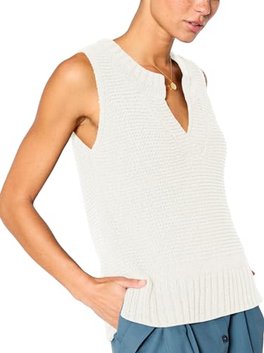Saodimallsu Womens Sleeveless Sweater Vest Lightweight V Neck Spring Sweater Tank Tops Casual Knit Tunic Cami Shirts3