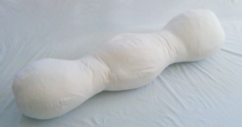 The Curvy Bodypillow Cover - white - 100% Cotton Patent Pending by The Curvy Pillow Company