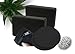 Venbytech for EVA Yoga and Yoga Knee Pads Black Set of 2 Bonus Zipper Wrist Wallet