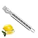 Grattugia per Limoni in Acciaio Inox, Pelatrici Agrumi, Decorare Piatti e Cocktail, Ideale per Pelare Utensili da Cucina