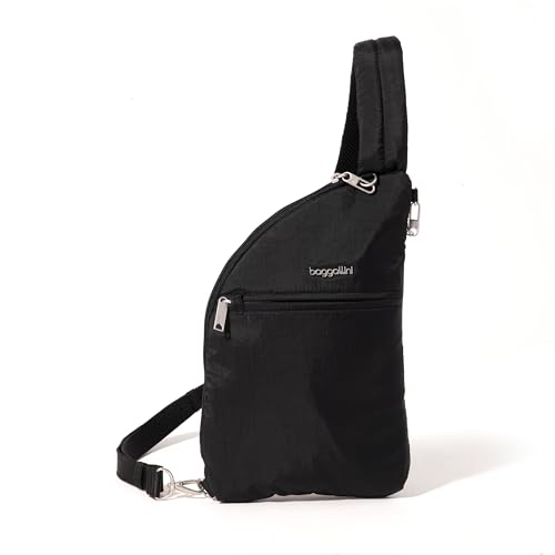 Baggallini Securtex Anti-Theft Half Moon Sling 8