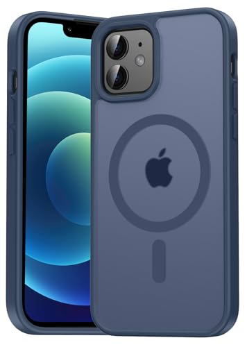 Natiiozie Magnetisch Hülle Kompatibel mit iPhone 12 Mini/13 Mini, Matt Handyhülle Kompatibel mit MagSafe, Stoßfest Kratz...