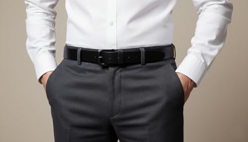 Image of WildHorn Leather Belt for Men | Casual Leather Belt For Men | Free Size | Adjustable I 48 inches length | Waist upto 44 inches.