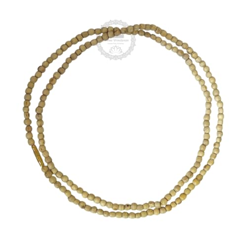 Image of Original Tulsi Kanthi Mala from Vrindavan Dham- Pure Tulsi (Gol Dana 3-4mm, Two Round)
