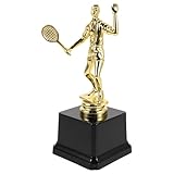 DIYEAH Trofeo de Plástico para Badminton y Tenis Diseño Único y Elegante, Premio Profesional para Reconocimiento en Eventos Deportivos y Decoración de Mesa
