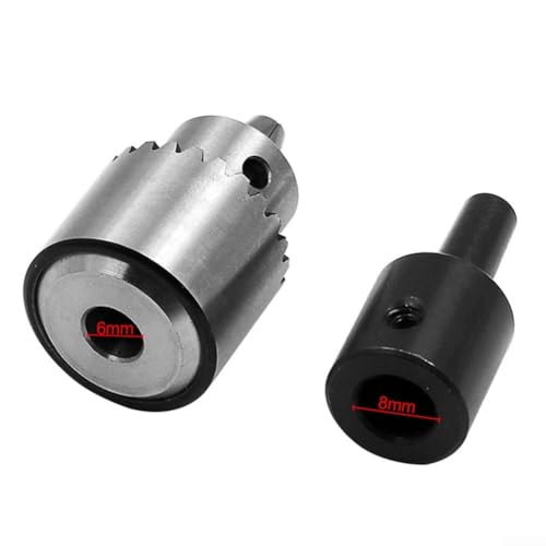 Eawfgtuw Portabrocas de motor, juego de portabrocas mini portabrocas de taladro, portabrocas pequeño, accesorio de mandril, portabrocas de perforación, portabrocas de taller, portabrocas de torno