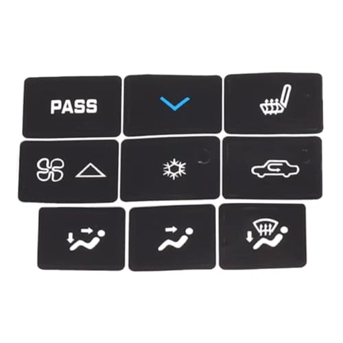 Autocollants boutons climatisation voiture Buick LaCrosse 2006 2007 2008 2009