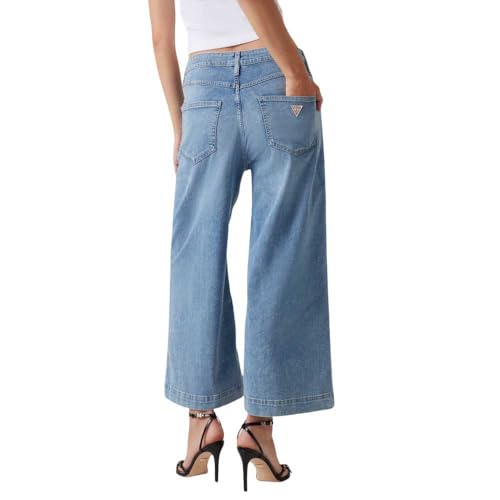 GUESS Women's Eco Bellflower Crop Wide Leg2