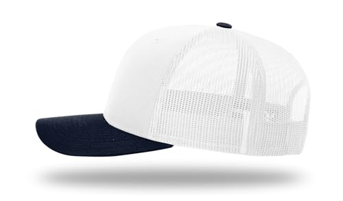 Image of Richardson 112 Trucker Hat - Premium Adjustable Snapback Hat - Structured Six Panel Richardson Blank Caps
