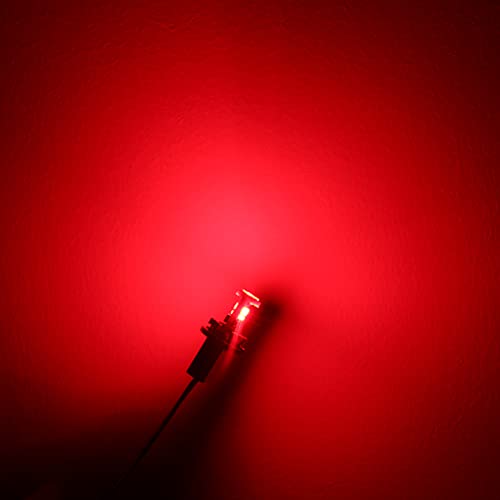 Car-Eyeq 10X T10 Wedge 194 168 Led Bulbs, Red Side Marker, Tag, Interior Map, Dome, Courtesy, Inner Tail Lights Taillights 2825 W5W Ll 175 12V Super Bright Lamps #TOP2