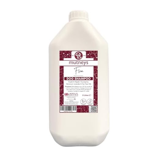Natural Flea Dog Shampoo from Mutneys