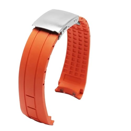 Bracelet étanche silicone noir 22mm pour montre Mido Rudder M005