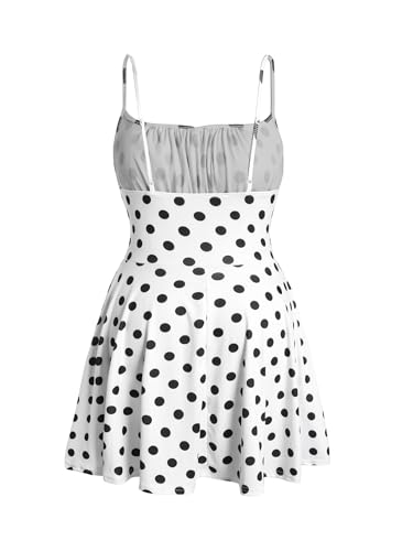 Image of Verdusa Women's Plus Size Floral Summer Dresses Boho Short Sundress Holiday Cami Flowy Dress