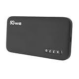 5G WiFi Mobile Hotspot, 2.4GHz 5.8GHz Dual Band High Speed WiFi 6 Router with SIM Card Slot, Supports 16 Devices, 6100mAh Battery Portable WiFi Hotspot Device for Travel