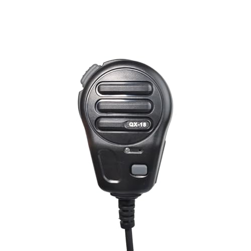 QX-18 USB handheld Speaker mic for Euro Truck Simulator 2, With PTT Support new energy Car computer/Android phone/computer/laptop, Keyboard customization With mic holder