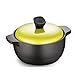 Healthy Pot Cooking Pot Casseroles 3.5l garnek ceramiczny garnek terakotowy, oszklony gładki, nie wyblakły odporny i łatwy do czyszczenia, odpowiedni do pieca gazowego