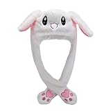 🐰【Material cómodo】La diadema de orejas de conejo está hecha de material de felpa corta de alta calidad, que es resistente al desgaste y duradero, se siente cómodo y suave y está más cerca de la piel. La tela parece piel de animal real, pero no se utiliza piel de animal real. Seguro y tóxico. Tamaño: 60 cm de largo. Género: Unisex.