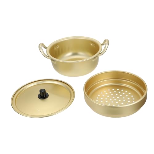 FUNOMOCYA Olla De Vapor Para Cocina Olla Para Cocinar Al Vapor Con Cesta Vaporera Ollas Para Cocinar Al Vapor Ollas Para Cocinar Al Vapor Pequeñas Ollas Para Cocinar Al Vapor