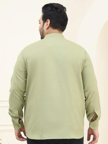 Image of SOJANYA Plus(Since 1958), Men's Cotton Short Kurta