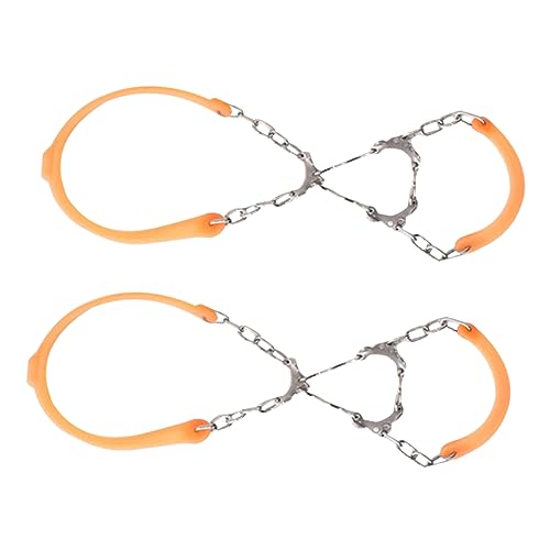 GALPADA Boot Chains Shoes Traction Spikes Snow Chain for Hiking Portable Lightweight