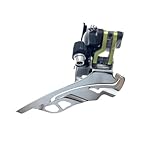 DADAD Desviadores Delanteros de Bicicleta Anillo de sujeción de Bicicleta de montaña 3 * 9 velocidades RD-64 Bike Desviador Delantero Cambios Piezas de Bicicleta(RD64 Black Green)