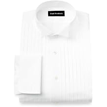 Paul Fredrick Men's Classic Fit Non-Iron Cotton Tuxedo Shirt