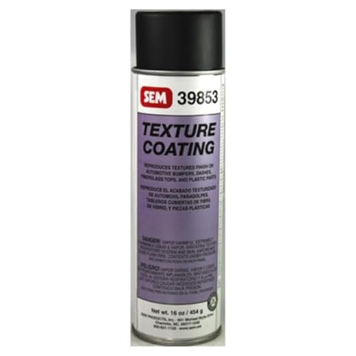 SEM Black Texture Coating Spray 16 oz.
