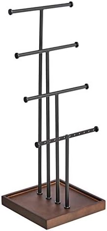 Amazon Basics Spinning Jewellery Tree Stand - Black