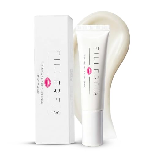 FillerFix Arnica Lip Balm for Lip Filler Aftercare, Lip Filler Aftercare Balm to Reduce Swelling & Bruising, Cooling Ceramic Applicator, Organic Calendula, Jojoba Lip Serum for Post-Filler Recovery