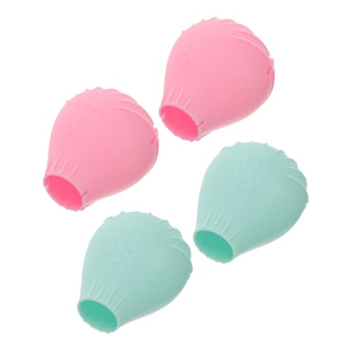 Healeved 4 Pièces Ensemble De Pinceaux De Maquillage Support De Rangement Pour Pinceaux De Maquillage Capuchon Protecteur De Pinceau De Maquillage Couvercle De Pinceau De Maquillage De