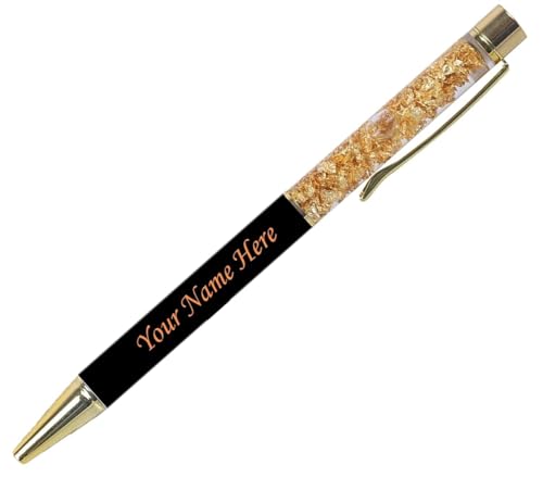 Image of VANCHER Personalised Ballpoint Pen - Custom Engraved Metal Pen with Blue Ink | Sleek & Durable Writing Pen | Elegant Gift for Professionals, Office, School & Events (Design 4)