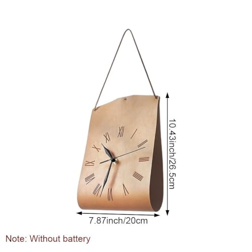Horloge Décorative en Forme de Sac - Le Charme Rétro dans Votre Maison