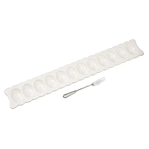Deviled Egg Serving Tray Set with Fork
