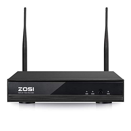 ZOSI 1080P Wireless H.265+ 8 Channel Network Video Recorder (NVR), Plug and Play