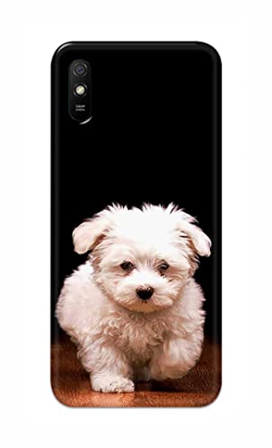 Image of PRINTFIDAA� Printed Hard Back Cover Case for Mi Redmi 9i | Mi Redmi 9i Sport Back Cover (Puppy Dog) -2808