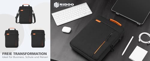Funda maletín de 13 pulgadas para MacBook Air M2 y Surface Pro con asa superior 7